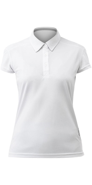 2025 Zhik Womens ZhikDry UV Short Sleeve Polo ATP-0870-W - White